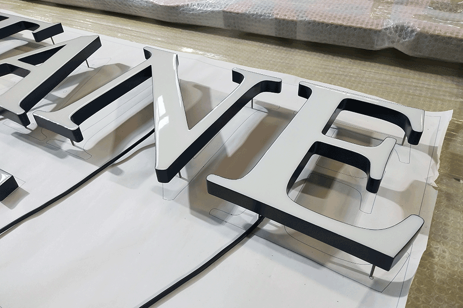 麻豆视频APPIOSLED树脂字标识牌有哪些流程步骤？