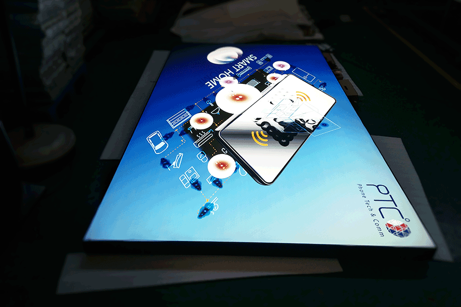 设计制作LED卡布灯箱有什么步骤？