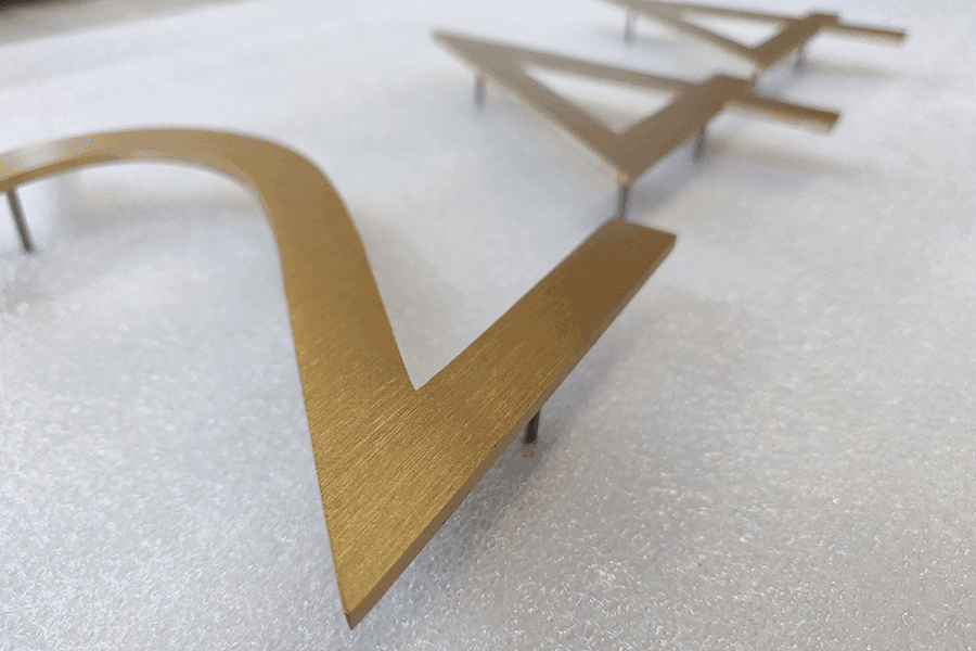 麻豆视频APPIOS不锈钢金属字有哪些表面处理工艺？