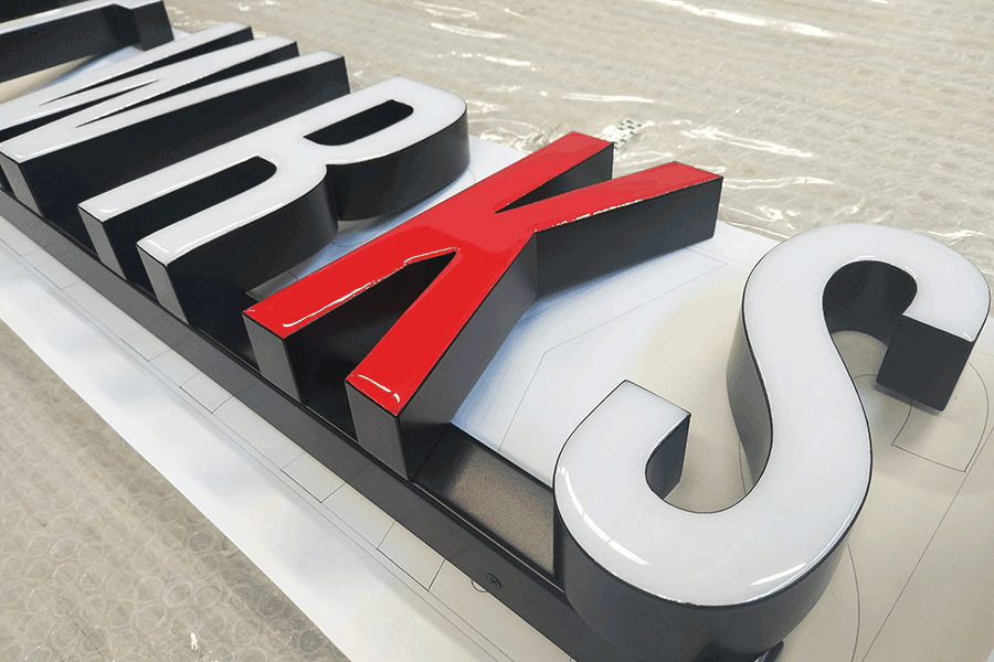 设计制作树脂字标识牌有哪些工艺流程？